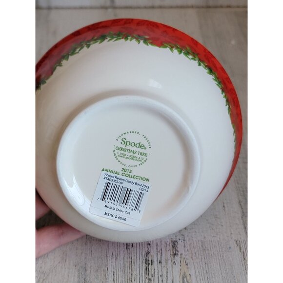 Spode Annual Revere Candy bowl 6" xmas home decor - Picture 7 of 8